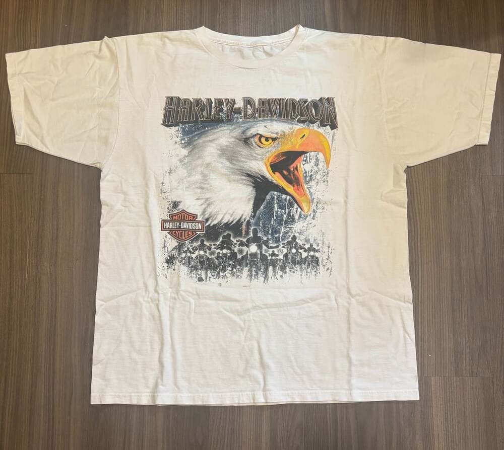 Harley-Davidson Graphic T-Shirt White Eagle Twin Cities Lakeville MN